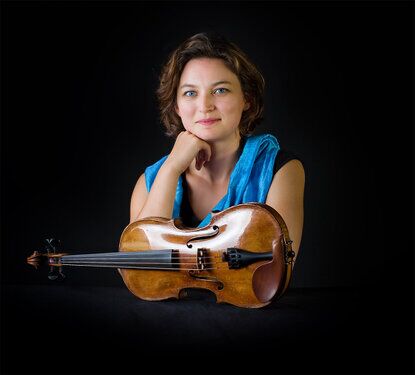 violoniste femme low key